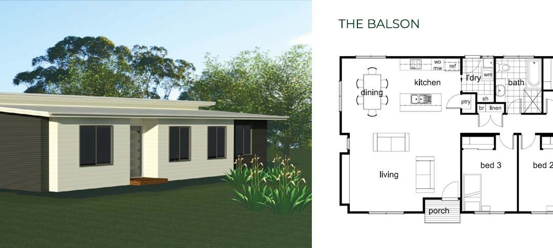 The Balson 4 Bedroom Modular Home