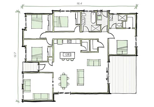 The Coburn Modular Home Plans