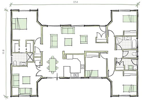 The Cossington  Modular Home Plans